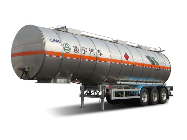 42方鋁合金保溫易燃液體運輸半掛車(chē)
